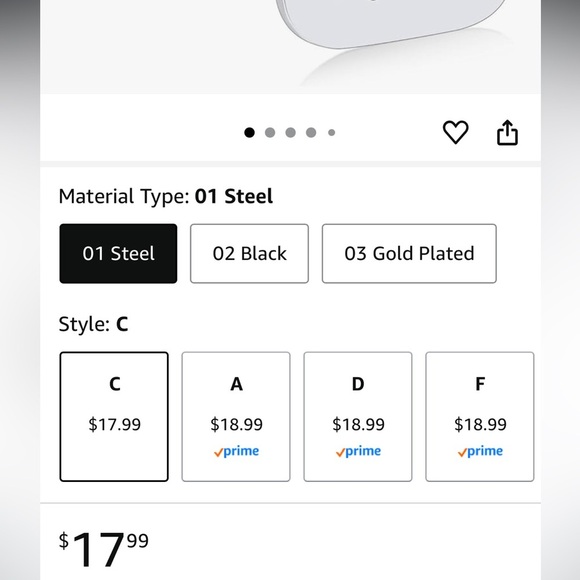 BNIB Stainless Steel Letter C Pendant with Necklace For Men Women Bandmax - Picture 4 of 4